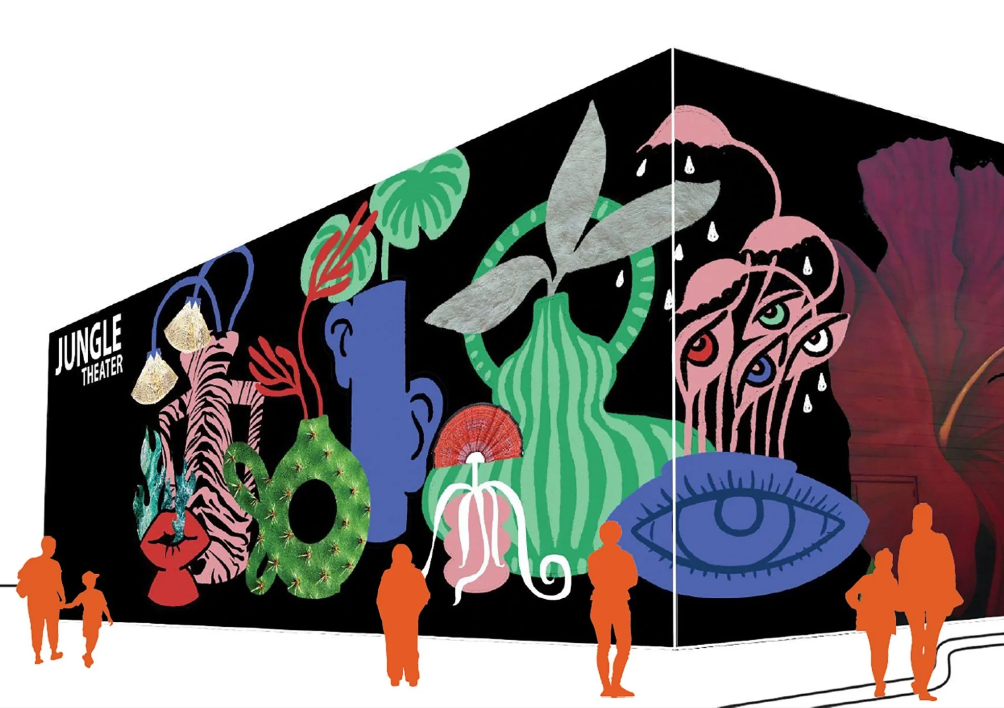 Jungle Welcomes New Mural to Transform Back Wall — Jungle Theater